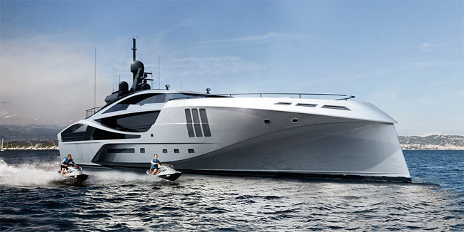 YATE PALMER JOHNSON 48M SUPER DEPORTIVO, TODA LA FIBRA DE CARBONO.