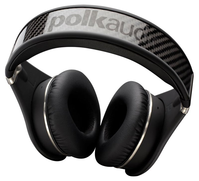 POLK AUDIO, AURICULARES CON ESTILO EN FIBRA DE CARBONO